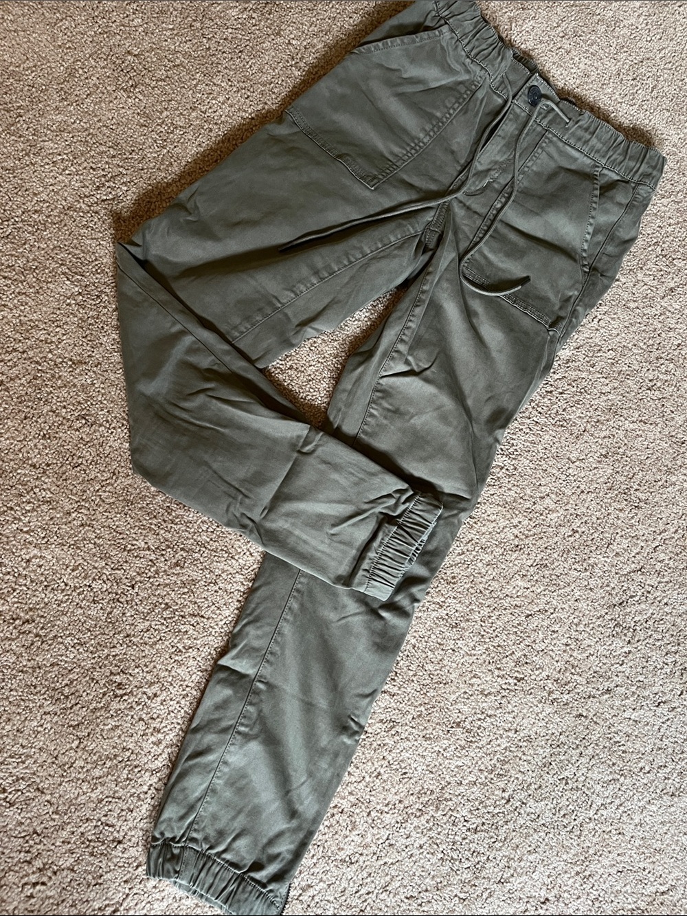 American Eagle Outfitters Olive Green Cargo Joggers